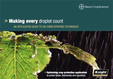 Making every droplet count