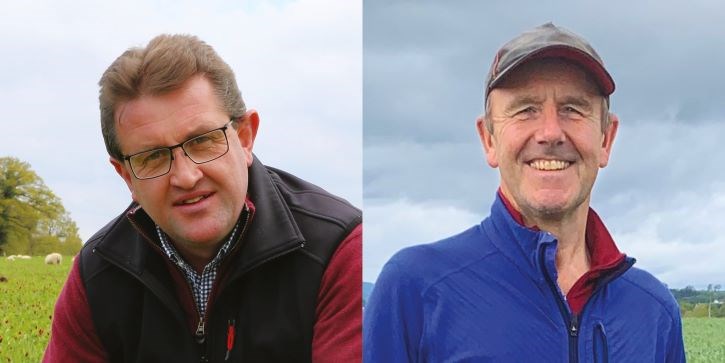 James Beamish of Holkham Farming Company (left) and Jock McFarlane of Easter Rattray Farm (right)